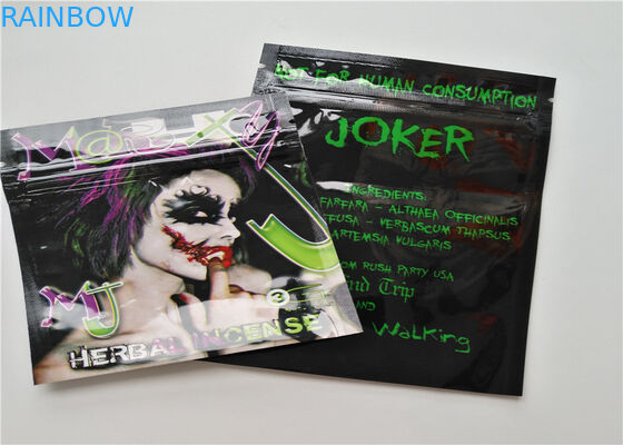 Kemasan Herbal Dupa Ukuran Kecil Logo Kustom Dicetak Dengan Lapisan Aluminium