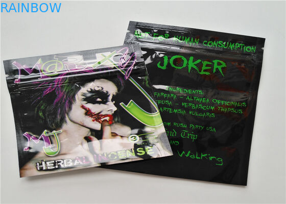 Kemasan Herbal Dupa Ukuran Kecil Logo Kustom Dicetak Dengan Lapisan Aluminium