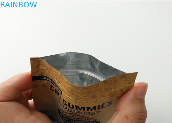 Kemasan Herbal Dupa Ukuran Kecil Logo Kustom Dicetak Dengan Lapisan Aluminium