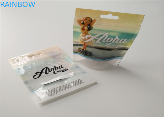 Buttom Penutupan Pencetakan Dupa Gravure Herbal Kemasan Dengan Ritsleting Segel Kedap Udara