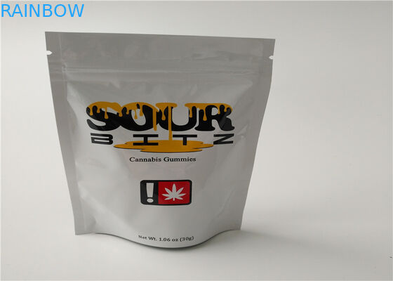 THC Kemasan Herbal Incense Dapat Ditarik Ulang, Kantong Plastik Ritsleting Untuk Kemasan Pil
