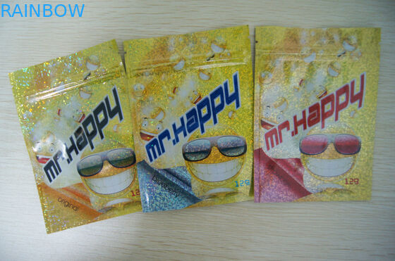 Tas Zipper Plastik Food Grade 8 Warna Untuk Produk CBD 46 * 33 * 30cm