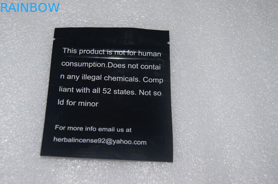 Kemasan Dupa Herbal Penghalang Tinggi, Bahan Ritsleting Tas Plastik PE