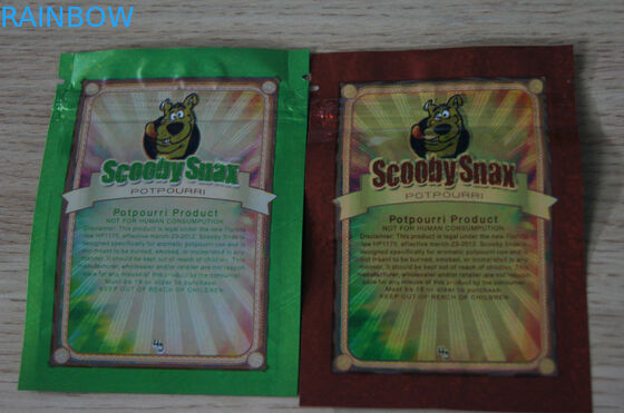 Bahan Laminated Stand Up Pouch Cetak Rotogravure Dengan Lubang Gantung Bulat