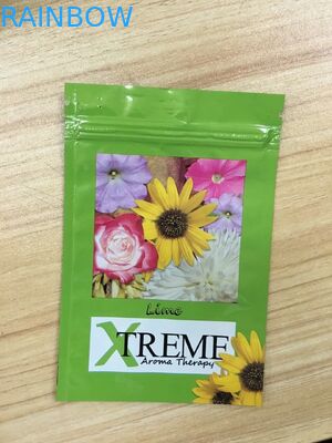 CBD Flower Herbal Incense Packaging, Tas Aluminium Foil Medis Dengan Delapan Warna