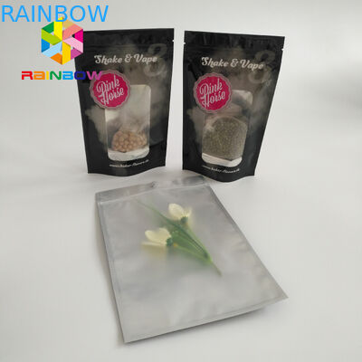 Clear Window Stand Up Pouch Bags Untuk Makanan / Permen / Kopi 10000 MOQ