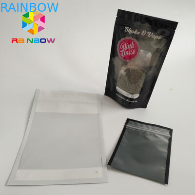 Clear Window Stand Up Pouch Bags Untuk Makanan / Permen / Kopi 10000 MOQ