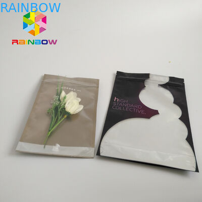 Clear Window Stand Up Pouch Bags Untuk Makanan / Permen / Kopi 10000 MOQ