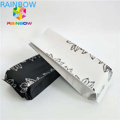 Tas Kemasan Foil Kapasitas Besar Matt Permukaan Untuk Kue / Bumbu Teh tas Kopi