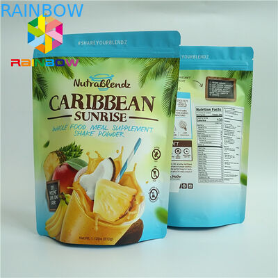 Glossy Aluminium Foil Bags Glossy 100mircon Untuk Sugar Baking Cookies