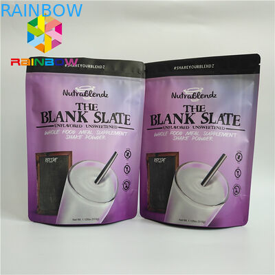 Kemasan Kantong Plastik Food Grade, Matt Stand Up Pouch Bags Untuk Snack