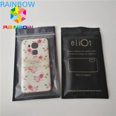 Kemasan kantong plastik disesuaikan 1,6 x 8 cm untuk kabel ponsel 3 sisi disegel tas untuk camilan buah noni