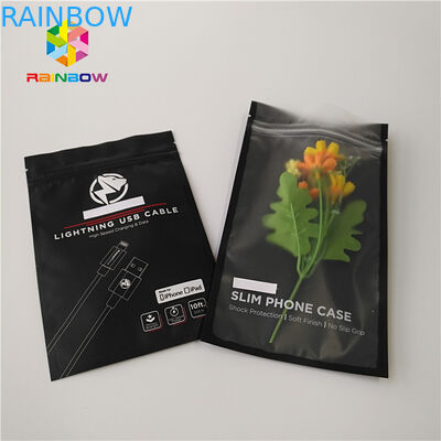 Tas Foil Aluminium Non-Kerusakan Segel Tiga Sisi Untuk Industri Makanan