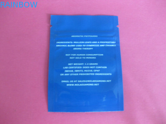 Paket Sachet Ritsleting Plastik Dengan Bahan Food Grade Dengan Warna CMYK