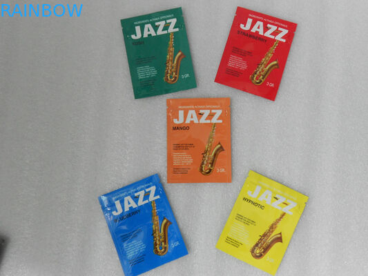 Paket Sachet Ritsleting Plastik Dengan Bahan Food Grade Dengan Warna CMYK