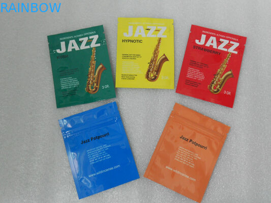 Paket Sachet Ritsleting Plastik Dengan Bahan Food Grade Dengan Warna CMYK