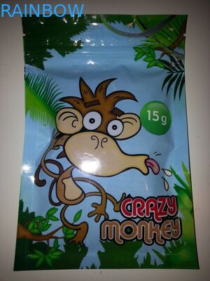 Tas Zipper Plastik 40mg Emas Stamping Air - Barrier 100 Micron Tebal