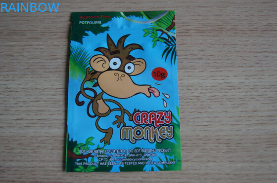 Tas Zipper Plastik 40mg Emas Stamping Air - Barrier 100 Micron Tebal