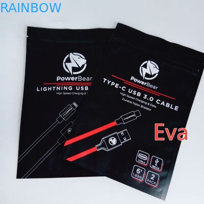 Hanging Hole Plastik Sealed Bags Untuk Pengisi Daya USB Wall Car Packaging