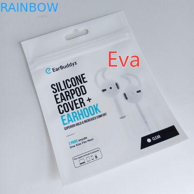 Bahan Plastik Zip Seal Bags Penanganan Permukaan Pencetakan Gravure Dengan Euro Hanging Hole