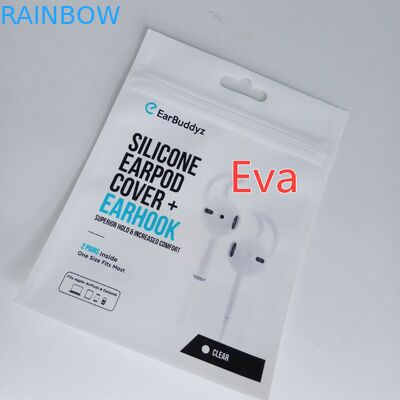 Bahan Plastik Zip Seal Bags Penanganan Permukaan Pencetakan Gravure Dengan Euro Hanging Hole