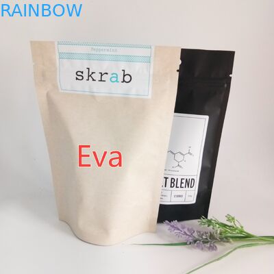 Kemasan Kantong Teh yang Disetujui FDA, Clear Stand Up Bags Dengan Spout Tap