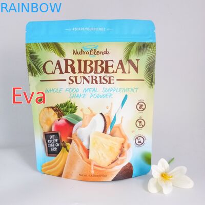 Kemasan Kantong Teh yang Disetujui FDA, Clear Stand Up Bags Dengan Spout Tap