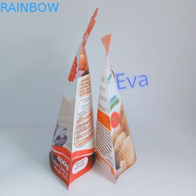 Biodegradable Snack Food Packaging Bags Bahan Lingkungan Untuk Roti Keju / Puff