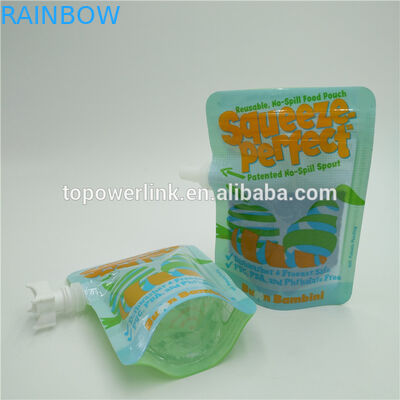 Resealable Zipper Stand Up Bags Bawah Datar Untuk Kemasan Pakan Hewan