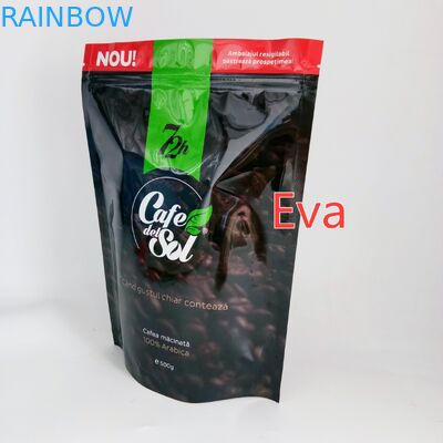 Tas Kantong Stand Up Plastik Perak 500g Tidak Beracun Untuk Kemasan Bubuk Teh Kopi