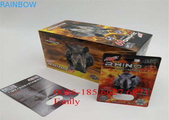 Label Pribadi Kemasan Kartu Blister, Kemasan Blister Plastik Badak