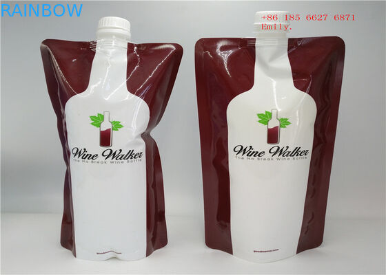 Reusable Spout Pouch Kemasan Plastik Squeeze Food Grade Untuk Jus Buah