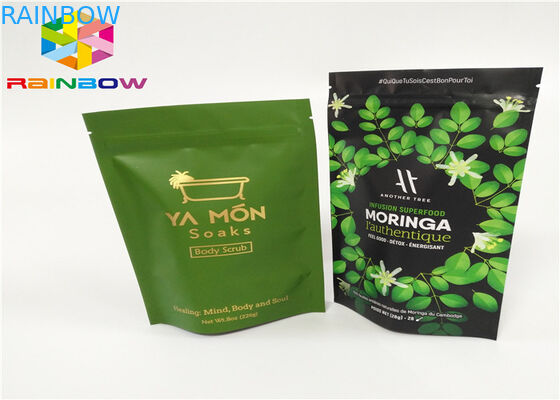 Kustom Dicetak Teh Didaur Ulang Zip Kustom Aluminium Foil Teh Makanan Kemasan tas mylock Ziplock Untuk Kopi Bubuk Kantong