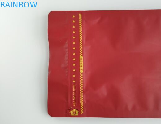 Ziplock Hang Hole Stand Up Kantung Penghalang Baik Terhadap Kelembaban Untuk Teh Kopi