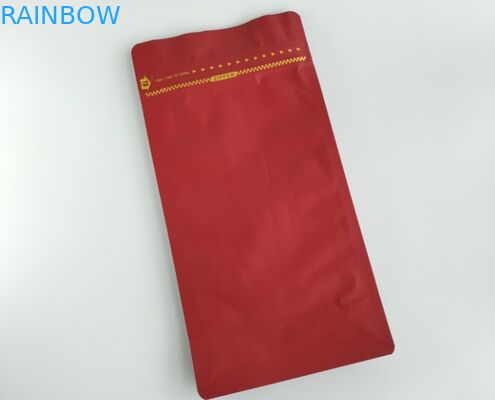 Ziplock Hang Hole Stand Up Kantung Penghalang Baik Terhadap Kelembaban Untuk Teh Kopi