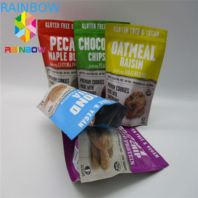 Percetakan Gravure Tas Makanan Ringan Kemasan 8 Warna Dengan Bahan Multicayer