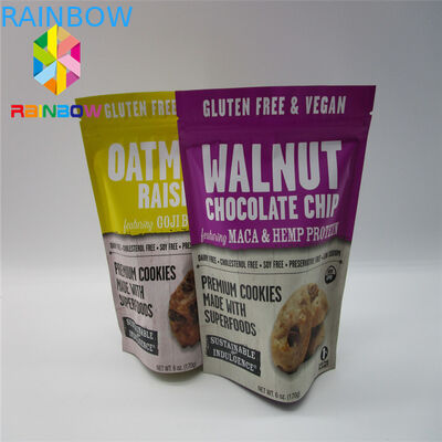 Percetakan Gravure Tas Makanan Ringan Kemasan 8 Warna Dengan Bahan Multicayer