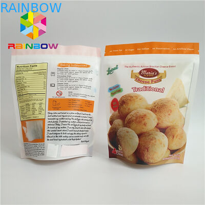 Foil Laminated Snack Food Packaging Bags Matte Surface Finish Untuk Biskuit