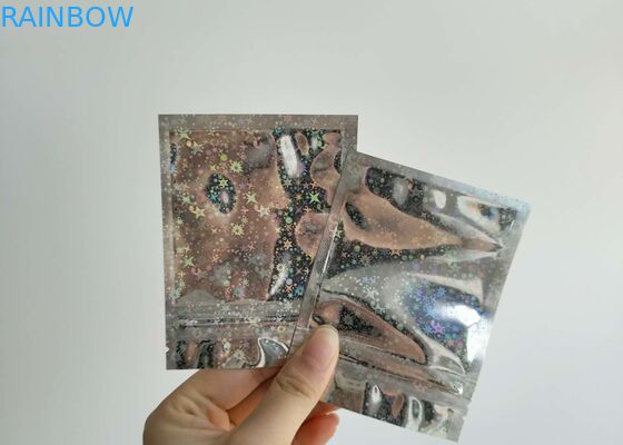 Disesuaikan Struktur Aluminium Foil Pouch 5 Mm Sisi Disegel Untuk Rokok