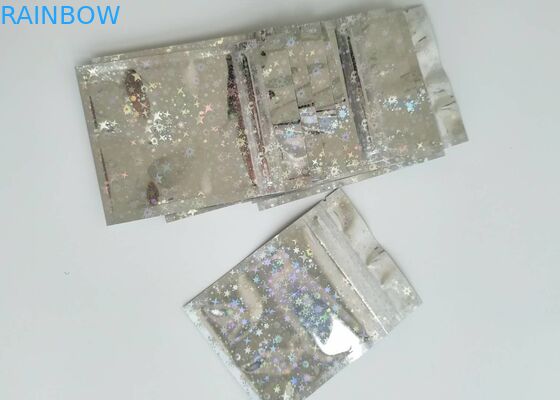 Disesuaikan Struktur Aluminium Foil Pouch 5 Mm Sisi Disegel Untuk Rokok