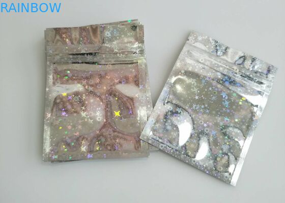 Disesuaikan Struktur Aluminium Foil Pouch 5 Mm Sisi Disegel Untuk Rokok