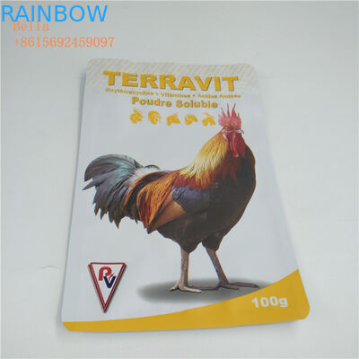Kantong Makanan Hewan Peliharaan Plastik yang Dapat Didaur Ulang Ketebalan Disesuaikan Dengan Pencetakan Logo