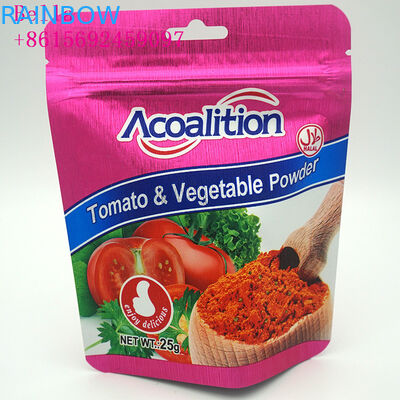 Kemasan Kantong Plastik Aluminium Foil, Stand Up Pouch Bags Untuk Industri Makanan