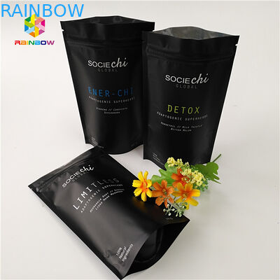 Laminated Mylar Snack Bag Packaging, Aluminium Foil Zipper Bag Untuk Daging Sapi Powder Nut