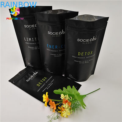 Laminated Mylar Snack Bag Packaging, Aluminium Foil Zipper Bag Untuk Daging Sapi Powder Nut