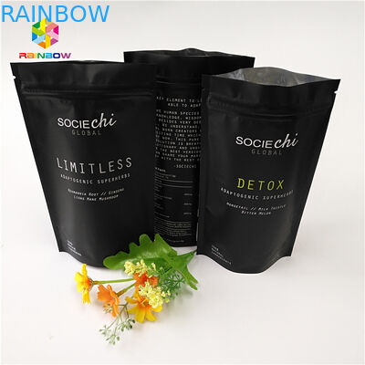 Laminated Mylar Snack Bag Packaging, Aluminium Foil Zipper Bag Untuk Daging Sapi Powder Nut