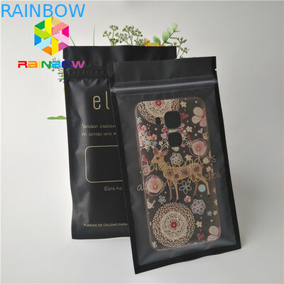 Bahan Plastik Kustom Dicetak Stand Up Pouches Untuk Kasus Ponsel