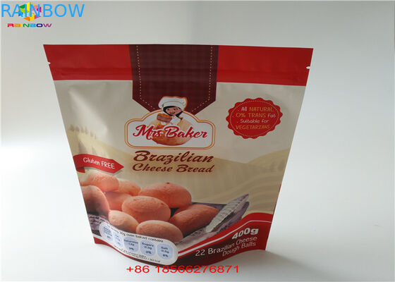 Ziplock Air Mata Takik Bukti Kelembaban Stand Up Pouch Day Pack Aluminium Bags Untuk Snack