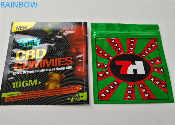 SGS Dupa Herbal Kemasan Hologram Foil Vape Cartridge Mini Mylar Ziplock Bags