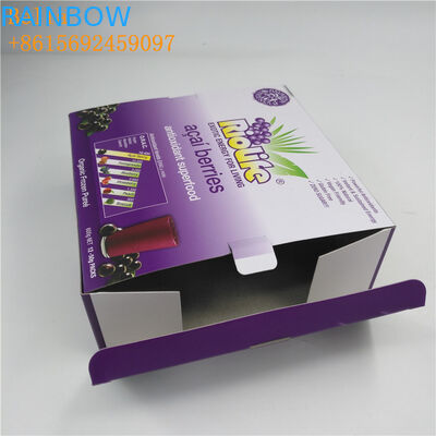 Custom Printing Paper Box Packaging Karton Box Display Counter Untuk Chocolate Bar